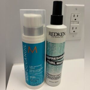 Redken and Moroccanoil Curly Hair Care Combo
